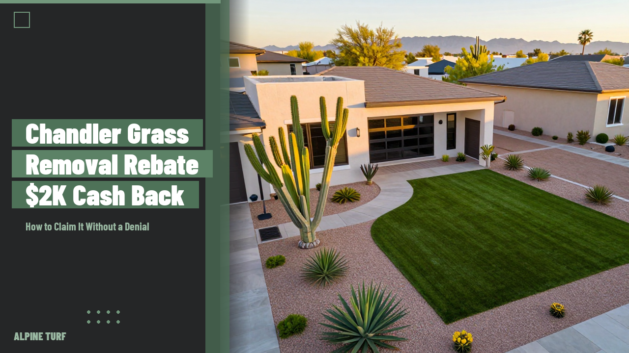 Chandler Grass Removal Rebate 2026: Get $2,000 Back from the City