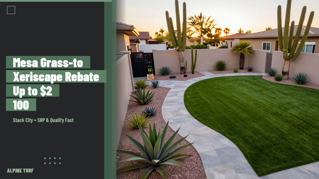 Mesa Grass to Xeriscape Rebate 2026: Up to $2,100 Back