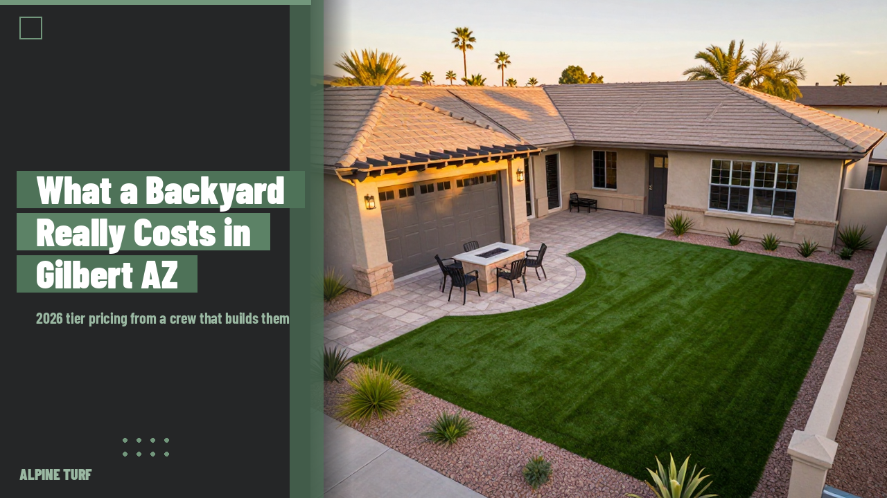 How Much Does a Backyard Cost in Gilbert AZ? (2026 Guide)