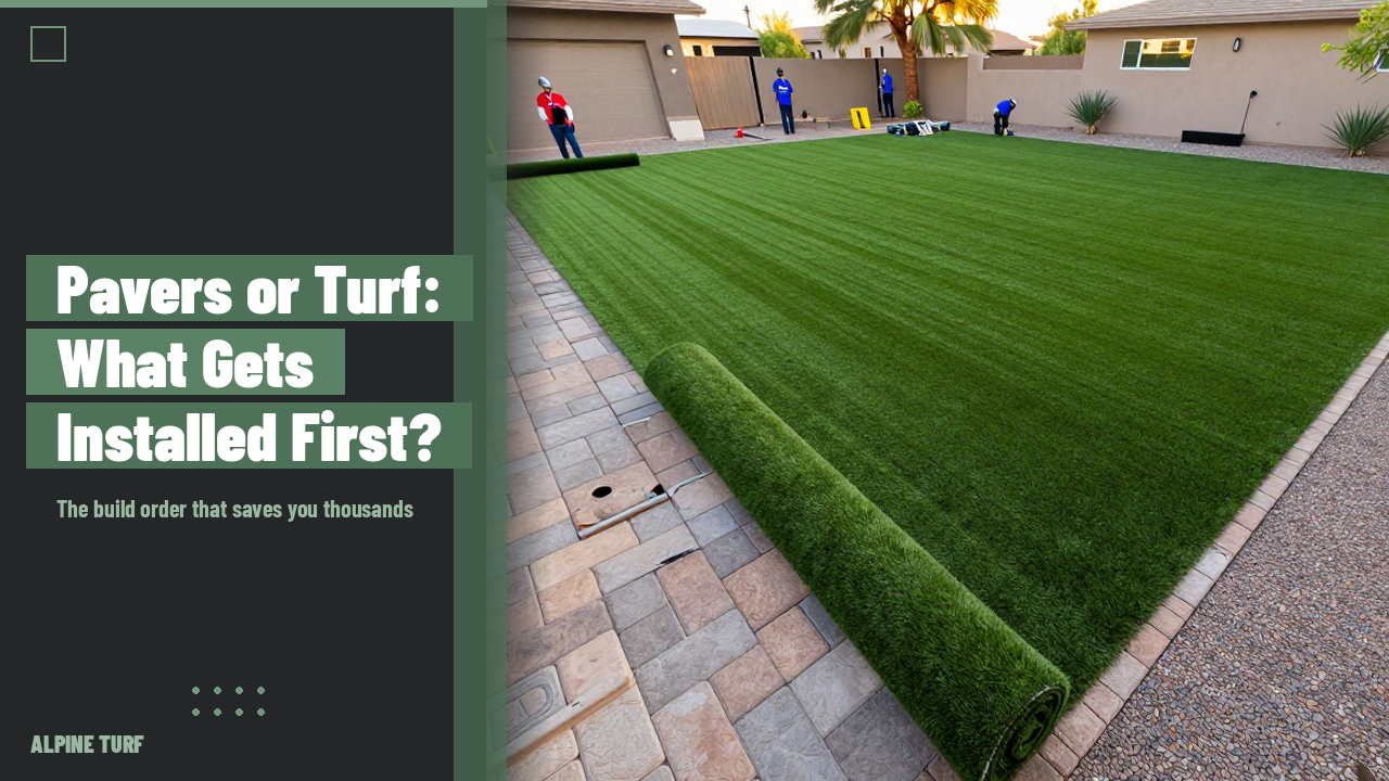Pavers or Turf First? The Right Arizona Backyard Build Order