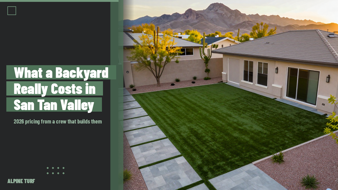 How Much Does a Backyard Cost in San Tan Valley? (2026 Guide)
