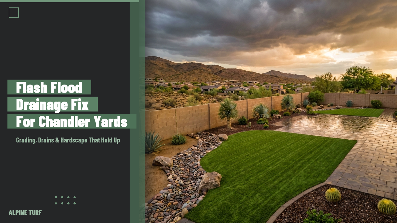Flash Flood Drainage Backyard Chandler AZ: 2026 Fix Guide