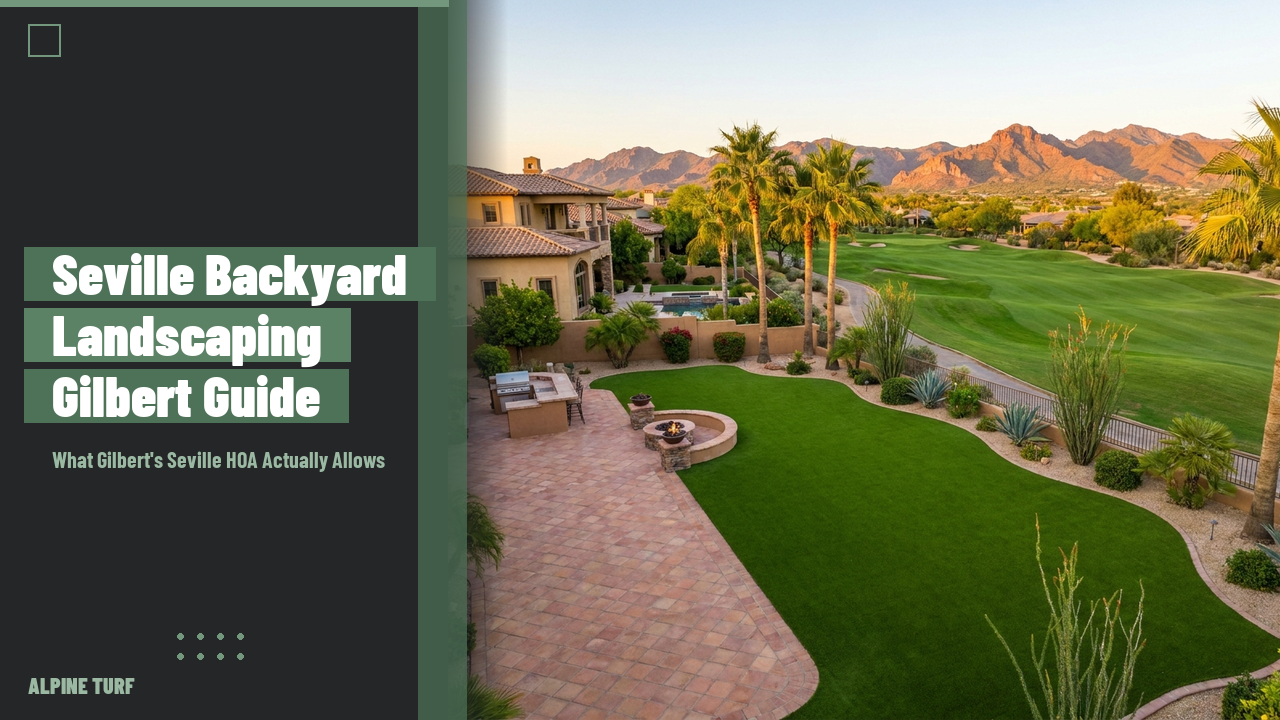 Seville Backyard Install Gilbert AZ: HOA Guide (2026)
