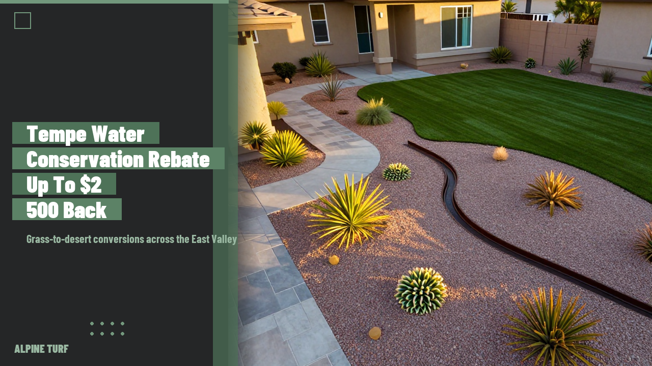 Tempe Water Conservation Rebate Landscaping Guide (2026)