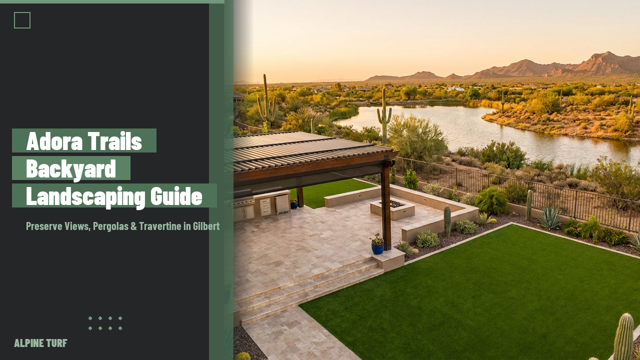 Adora Trails Backyard Landscaping Gilbert: 2026 View-Lot Guide