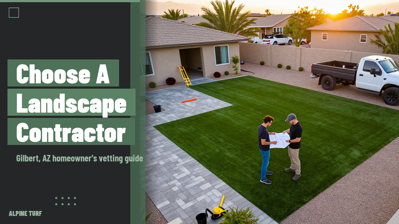 How to Choose a Landscape Contractor in Gilbert, AZ