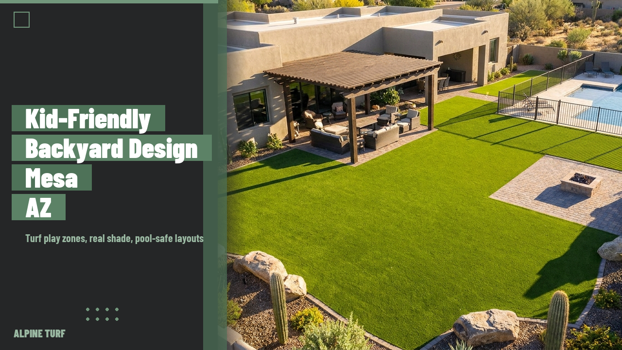 Kid Friendly Backyard Design Mesa AZ Families Need